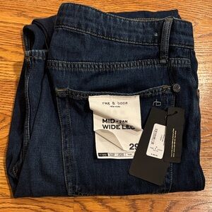 Rag & Bone Women's Flare Jeans - Deep Blue